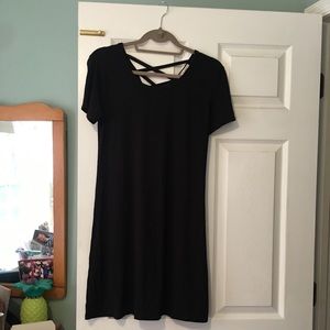 Black tee shirt dress